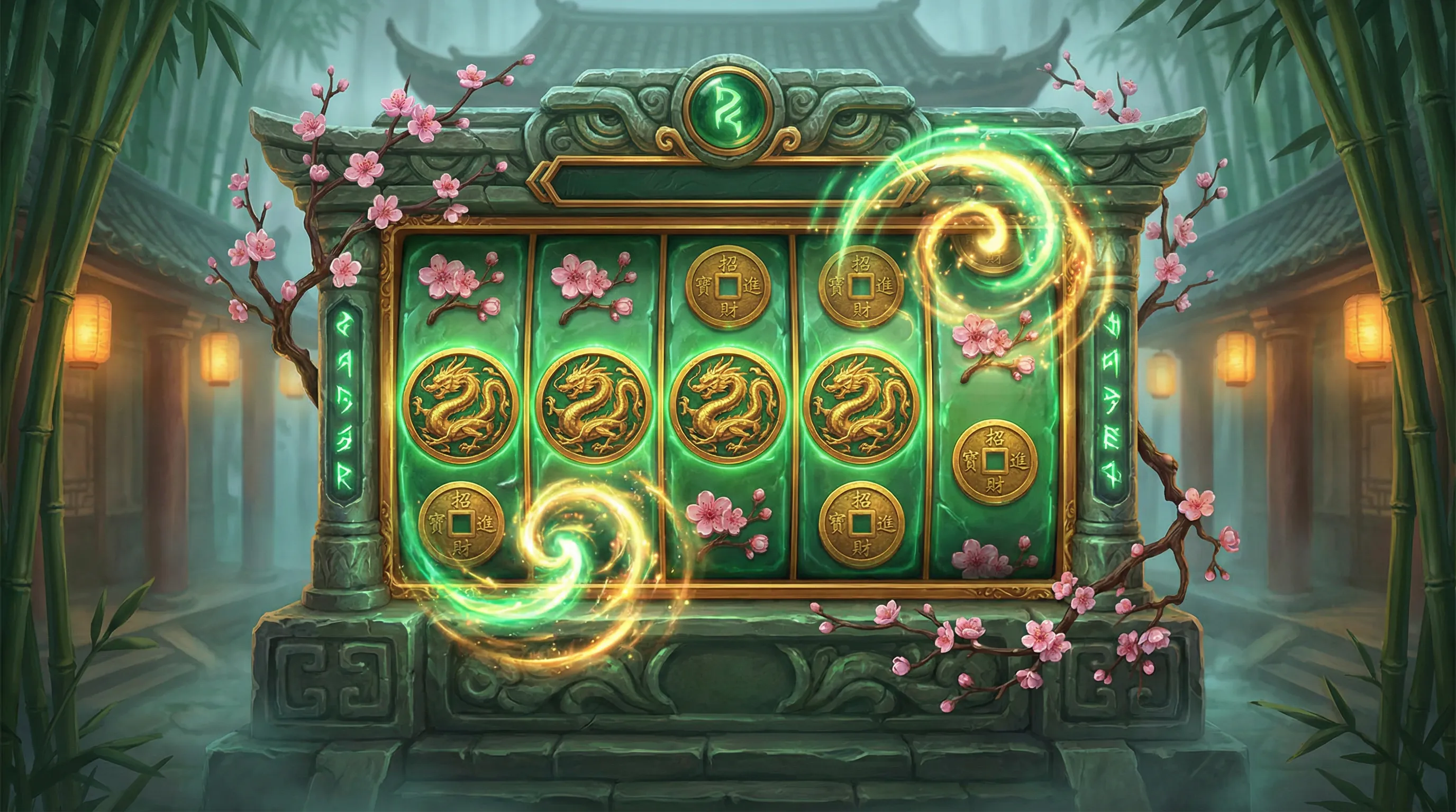 Caça-níqueis online com tema oriental no donaldbet